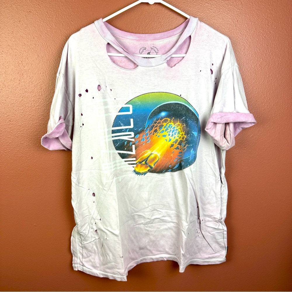 Trunk Ltd. Journey lavender short sleeve t-shirt 100% cotton size large